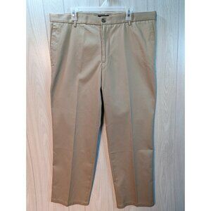 New Men’s Dockers Signature Khaki Pleated Pants Straight Fit 40x32 NWT FLAW